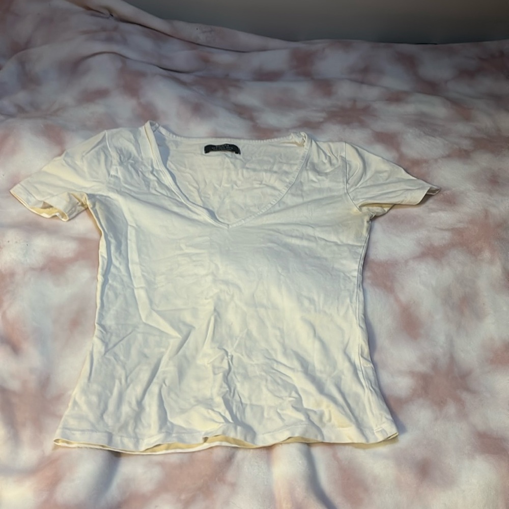 bershka white top